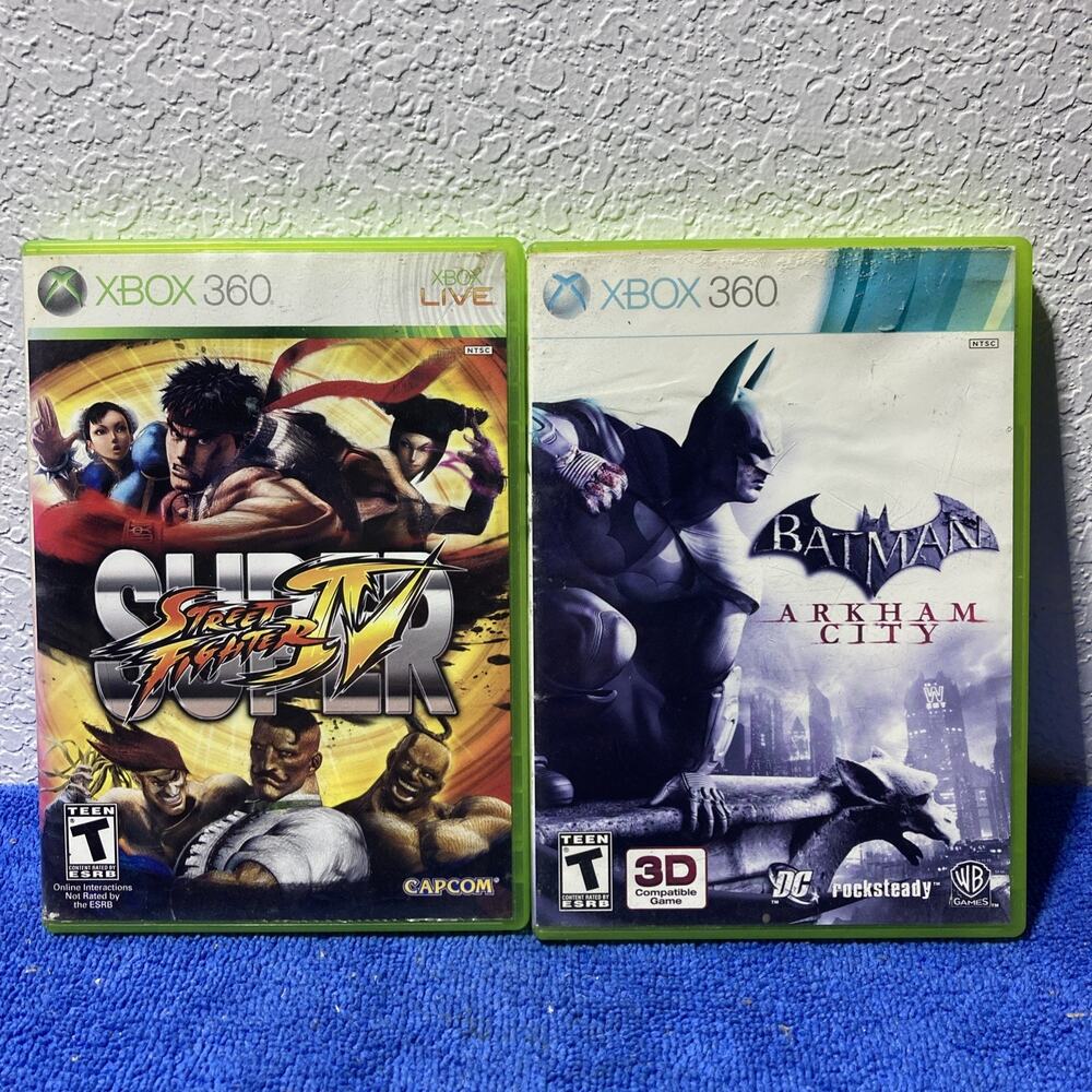 Street Fight 4 And Batman Arkham City Xbox 360